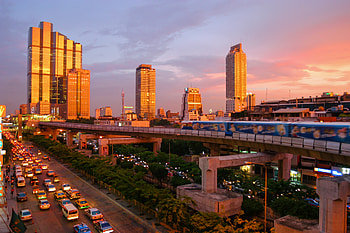 BTS Skytrain, Bangkok HD wallpaper