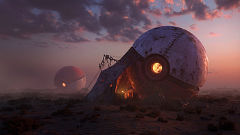 Pokeballs, Post-apocalypse HD wallpaper