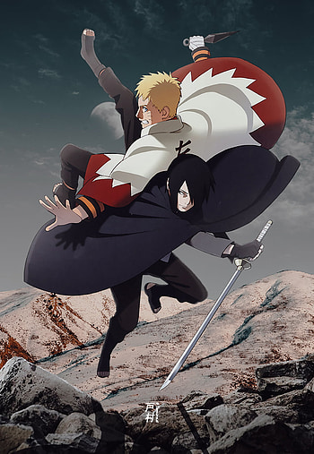ɴᴀʀᴜᴛᴏ & sᴀsᴜᴋᴇ, naruto, people_in_nature, sasuke, animeedit, art, anime, anime HD phone wallpaper
