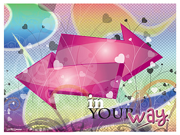 in your way, way, colorful, happy, vector HD wallpaper