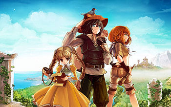 Anime friends, Fantasy life, Mabinogi game, 8 HD wallpaper