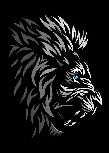 dhyka 87 on Desain. Tribal lion tattoo, Tribal lion, Lion art HD phone wallpaper