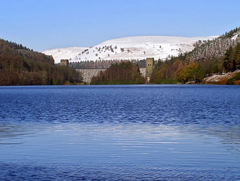 derwent dam , landscape, nature, beauty HD wallpaper