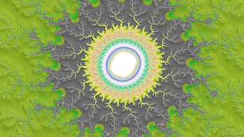 Trippy Psychedelic Fractal, colorful, colors, green, Abstract, fractal, abstract green HD wallpaper