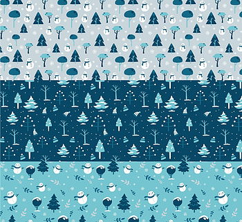 Texture, blue, winter, white, craciun, paper, tree, snowman, christmas, pattern HD wallpaper