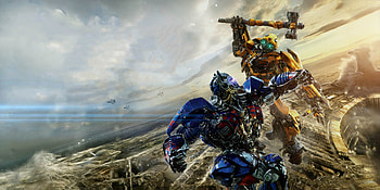 Optimus Prime VS Bumblebbe Transformers The Last Knight, bumblebbe, , optimus-prime, transformers-the-last-knight, movies, transformers-5 HD wallpaper