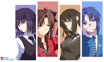 Smoking Girls, ciel, anime, rin, smoking, girls, shingetsutan tsukihime, fate stay night, type moon HD wallpaper