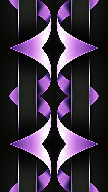 purple black 3d amoled, digital, art, material, modern, shapes, texture, design, layers, pattern, abstract HD phone wallpaper