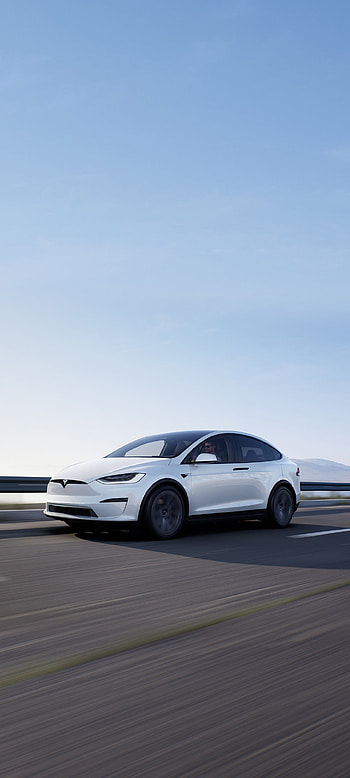 vehicle, Tesla Model X Plaid HD phone wallpaper