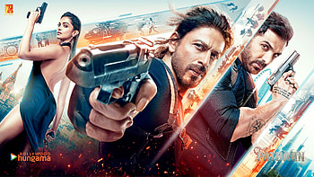 Pathaan Movie Action, movie HD wallpaper