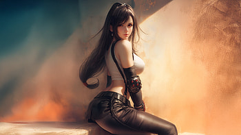 Tifa Lockheart Untamed Power, tifa-lockhart, final-fantasy, games, artist, artwork, digital-art, ai, video-games, deviantart HD wallpaper
