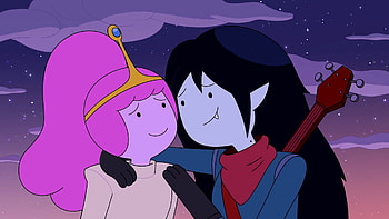 Adventure Time, Distant Lands, Bubblegum and Marceline, Animated series HD wallpaper
