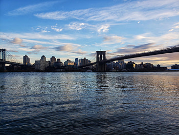 Cities, Water, Sea, Architecture, City, Bridge HD wallpaper