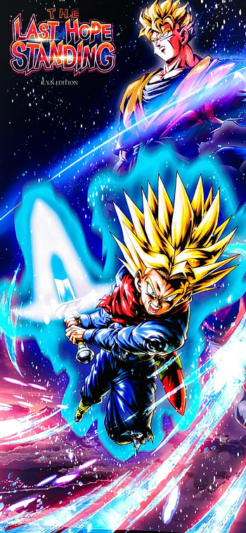 Trunks & Gohan, Ball, Last, cartoon, Hope HD phone wallpaper