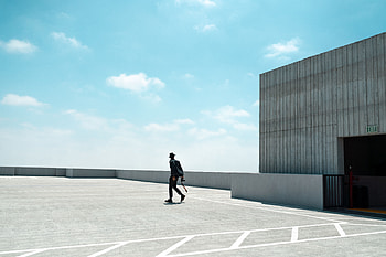 Building, Miscellanea, Miscellaneous, Human, Person, Roof, grapher HD wallpaper