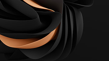 Dark Orange Abstract Expression, abstract, dark, black, artist, artwork, digital-art HD wallpaper