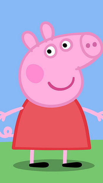 peppa pig, garden HD phone wallpaper