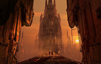 Futuristic, Sci Fi, City, Astronaut, Building HD wallpaper