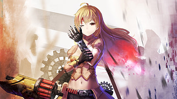 anime, Anime Girls, RWBY, Yang Xiao Long, Blonde, Ahoge HD wallpaper