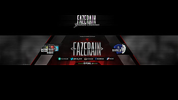 ... FaZe Rain YouTube Banner @FaZe_Rain by ResurgeART HD wallpaper