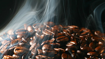 Freshly roasted coffee beans, coffee, brown, graphy, art, coffee beans HD wallpaper