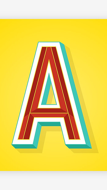 A Letter, Yellow HD phone wallpaper