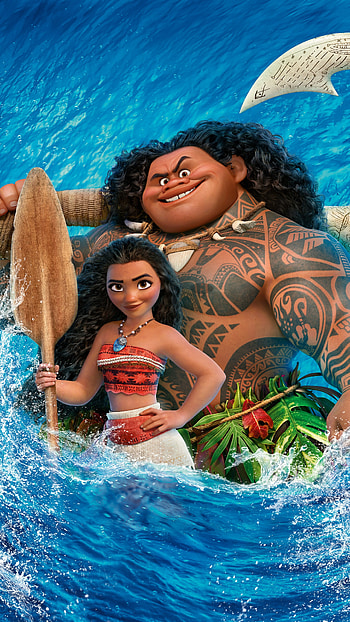 Moana and Maui, Moana HD phone wallpaper