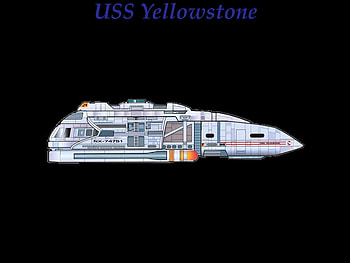 Star Trek - USS Yellowstone, space, ship, tv, star trek HD wallpaper
