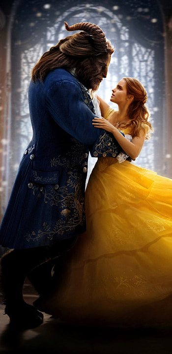 Beauty and the Beast , Samsung Galaxy Note 9, S9, S8 HD phone wallpaper