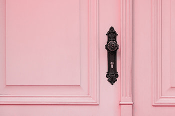 Minimalism, Pink, Lock, Door, Pen HD wallpaper
