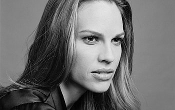 Hilary Swank, background, Captivating presence, Hollywood actress HD wallpaper