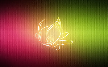 Vector, Form, Pokemon, Pokémon, Celebi HD wallpaper