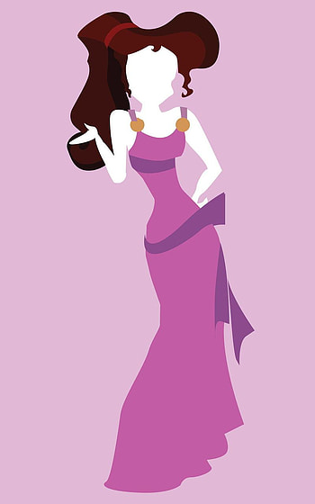 megara, hercules, dress, magenta HD phone wallpaper