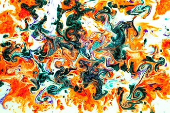 Abstract, Divorces, Multicolored, Motley, Paint, Liquid, Stains, Spots, Fluid Art HD wallpaper