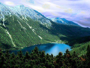 Tatra Mountains, lakes, poland, muntains HD wallpaper