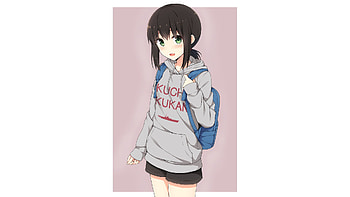 Fubuki, kancolle, anime girl, cute HD wallpaper