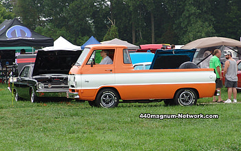 A100, dodge, orange, truck HD wallpaper