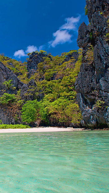 Hidden Beach, Palawan HD phone wallpaper