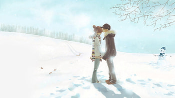 Anime Couple HD wallpaper