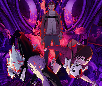 Dandadan : Jin Enjouji & Momo Ayase vs Ken Takakura, Anime, Dandadan, Ken Takakura, Jin Enjouji, Momo Ayase HD wallpaper