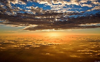 Landscape, Sunset, Sky, Clouds HD wallpaper
