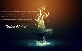 Psalm 97, 97, religious, psalms, psalm, christian HD wallpaper