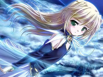 Yoake Mae yori Ruriiro na, gamegirl, wall, cg art, new, beauty HD wallpaper