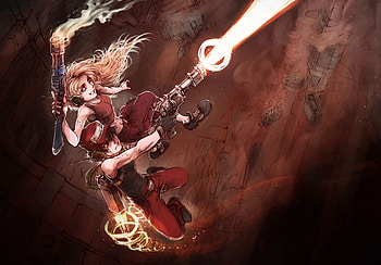 Cave Story, Video Game, Curly Brace, Quote (Cave Story) HD wallpaper