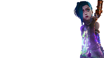 Arcane: League of Legends, Jinx character, Striking artwork, Dynamic energy HD wallpaper