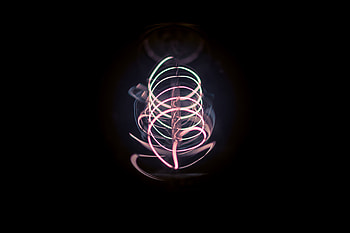 Dark, Shine, Light, Long Exposure, Darkness, Glow, Spiral HD wallpaper