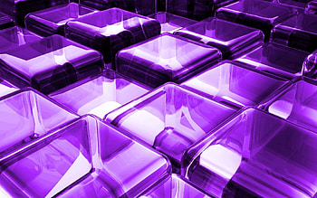 Lilac, 3D, Surface, Glass, Cubes HD wallpaper