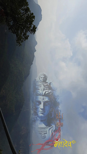 Mahadev, cloud, sky, mohit dagour, shiv , lord shiva, mohitdagour HD phone wallpaper