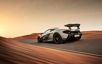 Mclaren, Desert, Cars, Speed, Supercar, P1 HD wallpaper