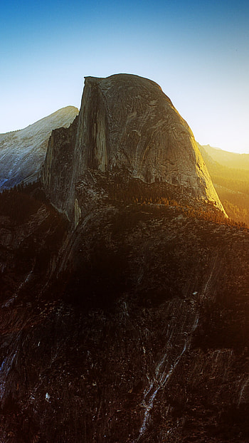 Yosemite National Park, Half Dome, Sunrise mountain, Nature HD phone wallpaper